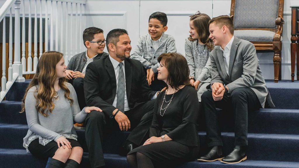 Pastor Carlos Navarrete and his family